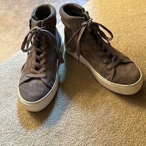 Ugg gray suede sneakers size 7.5